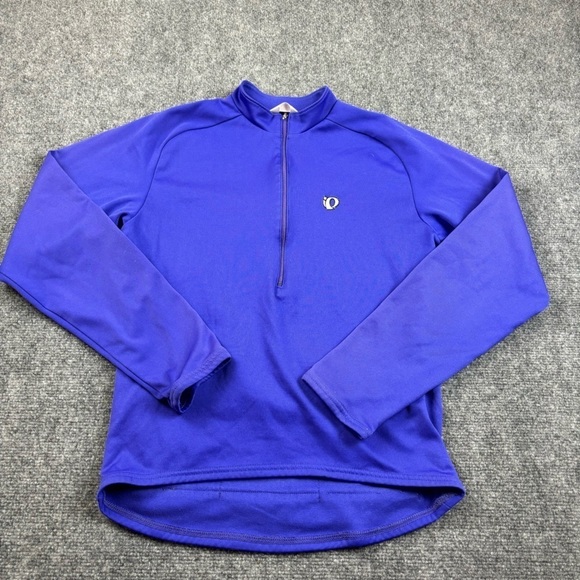 PEARL IZUMI Women’s Purple 1/4 Zip Long Sleeve Biking Shirt size: Medium - Picture 1 of 8
